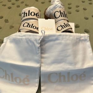 Chloe Woody Edge Espadrilles